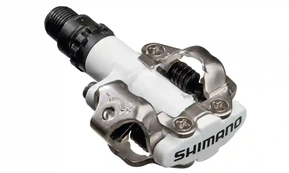 Pedales Shimano PD-M520, color blanco