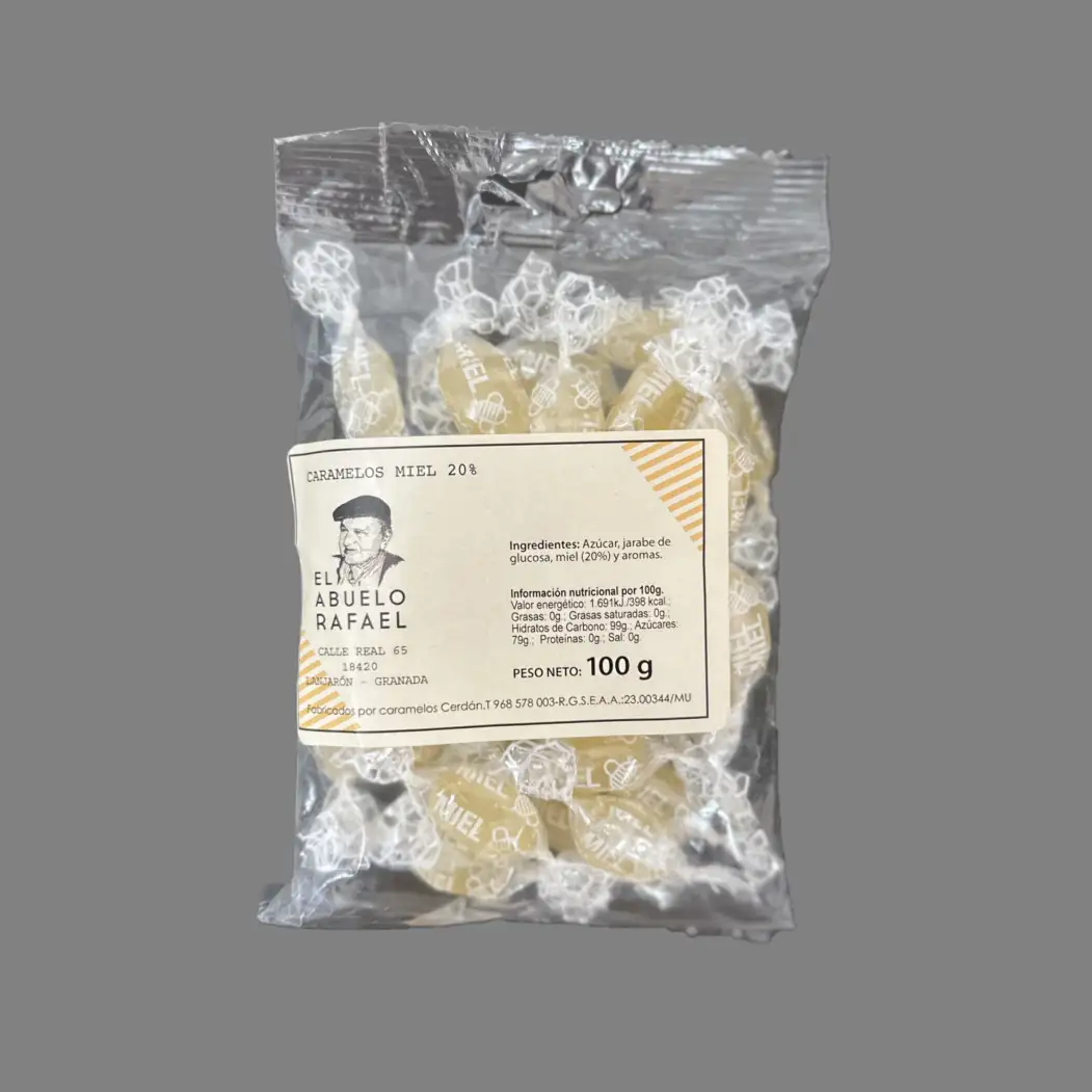 CARAMELOS MIEL 20% EL ABUELO RAFAEL