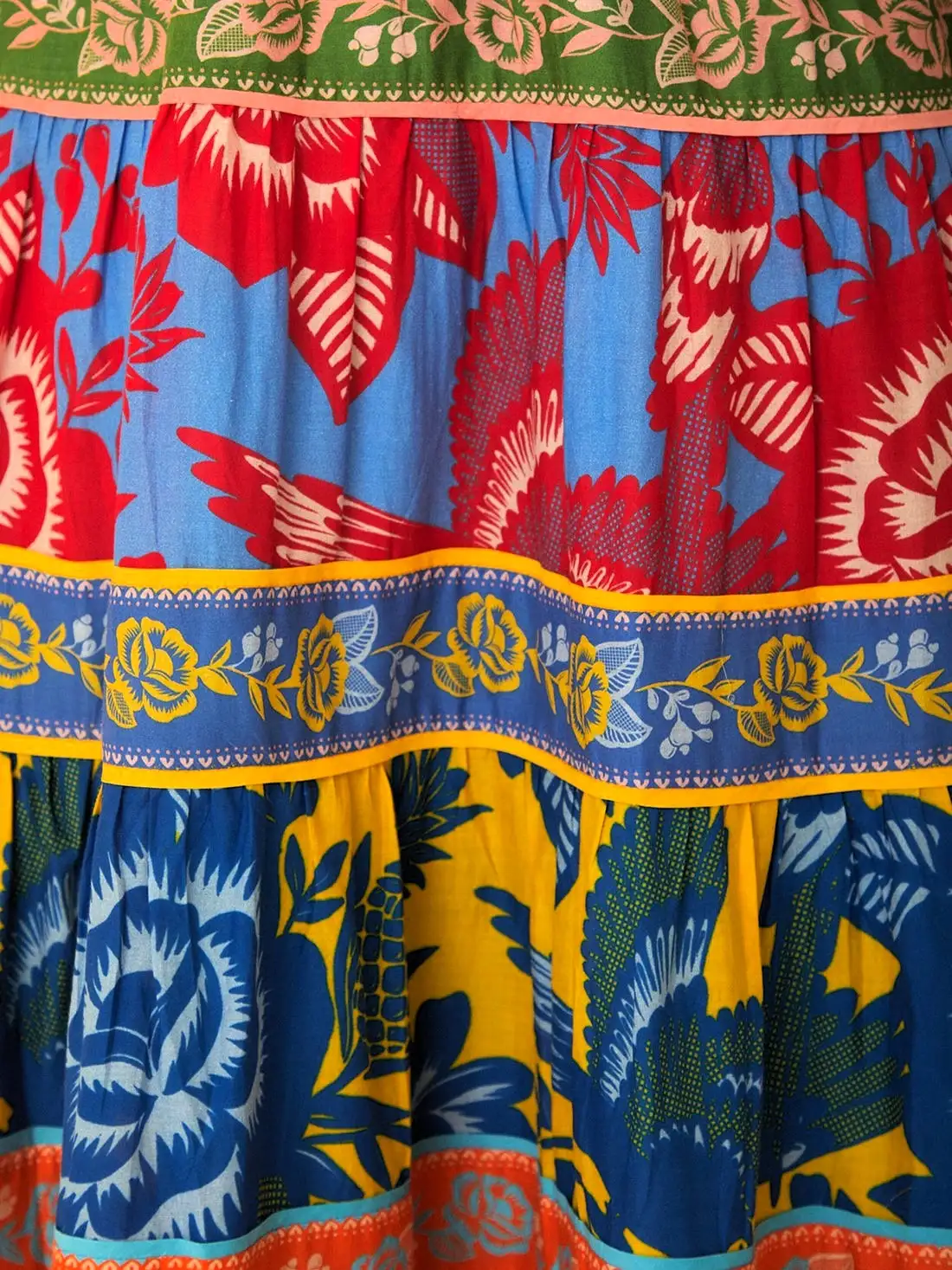 Vestido midi de jardín con encaje mixto - Imagen 6