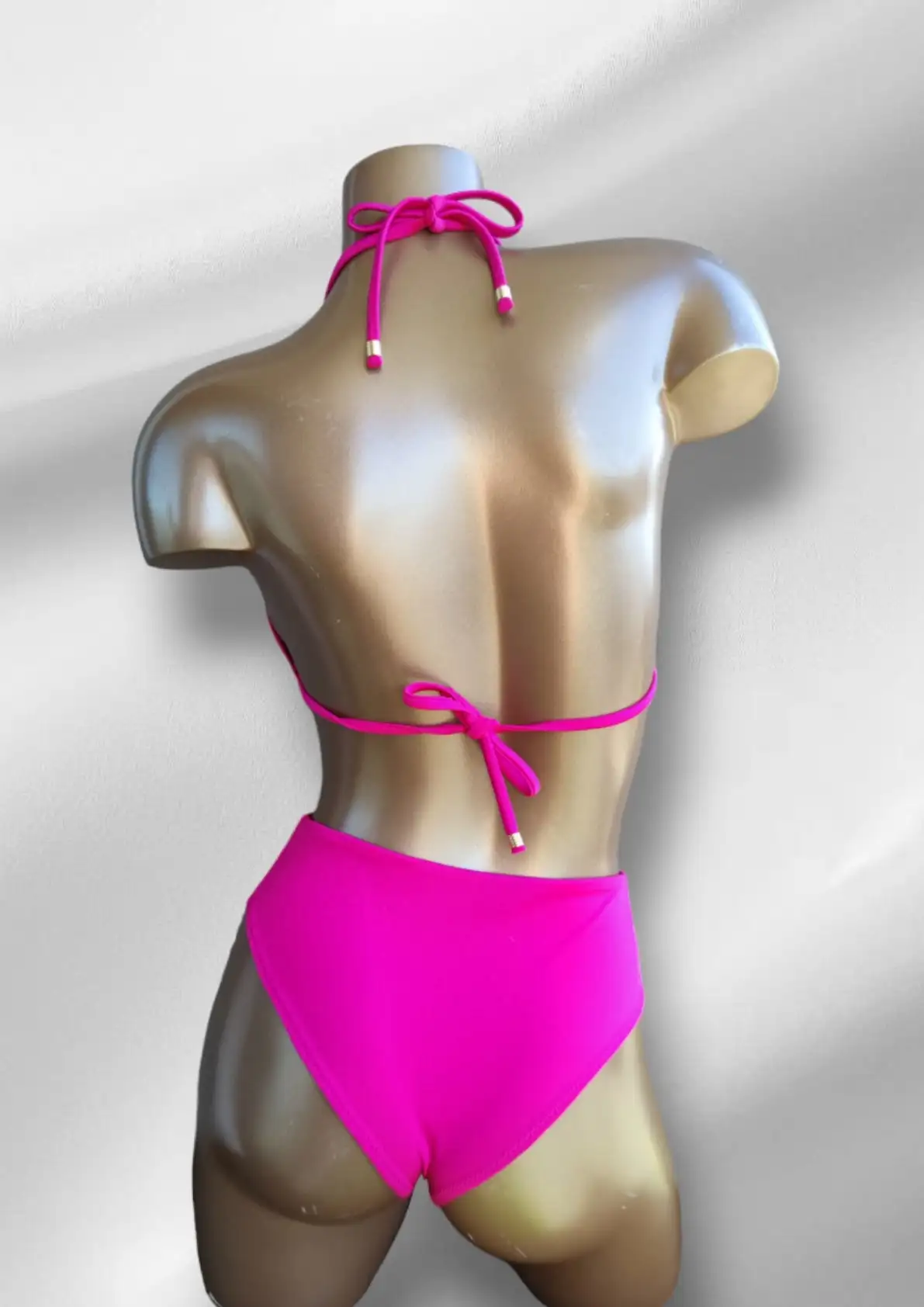 NC-0081 / Bikini con cadenas doradas - Imagen 5