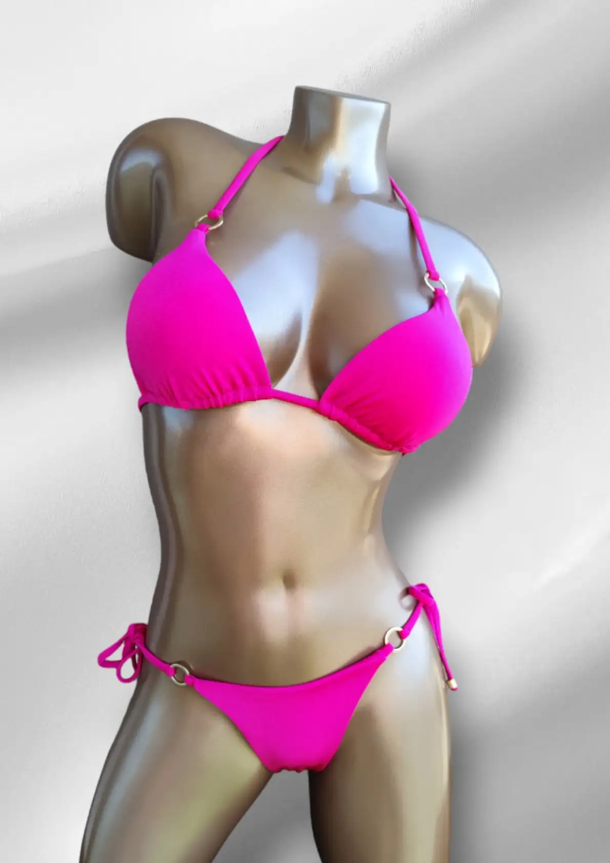 NC-0082 / Bikini con anillas doradas - Imagen 2