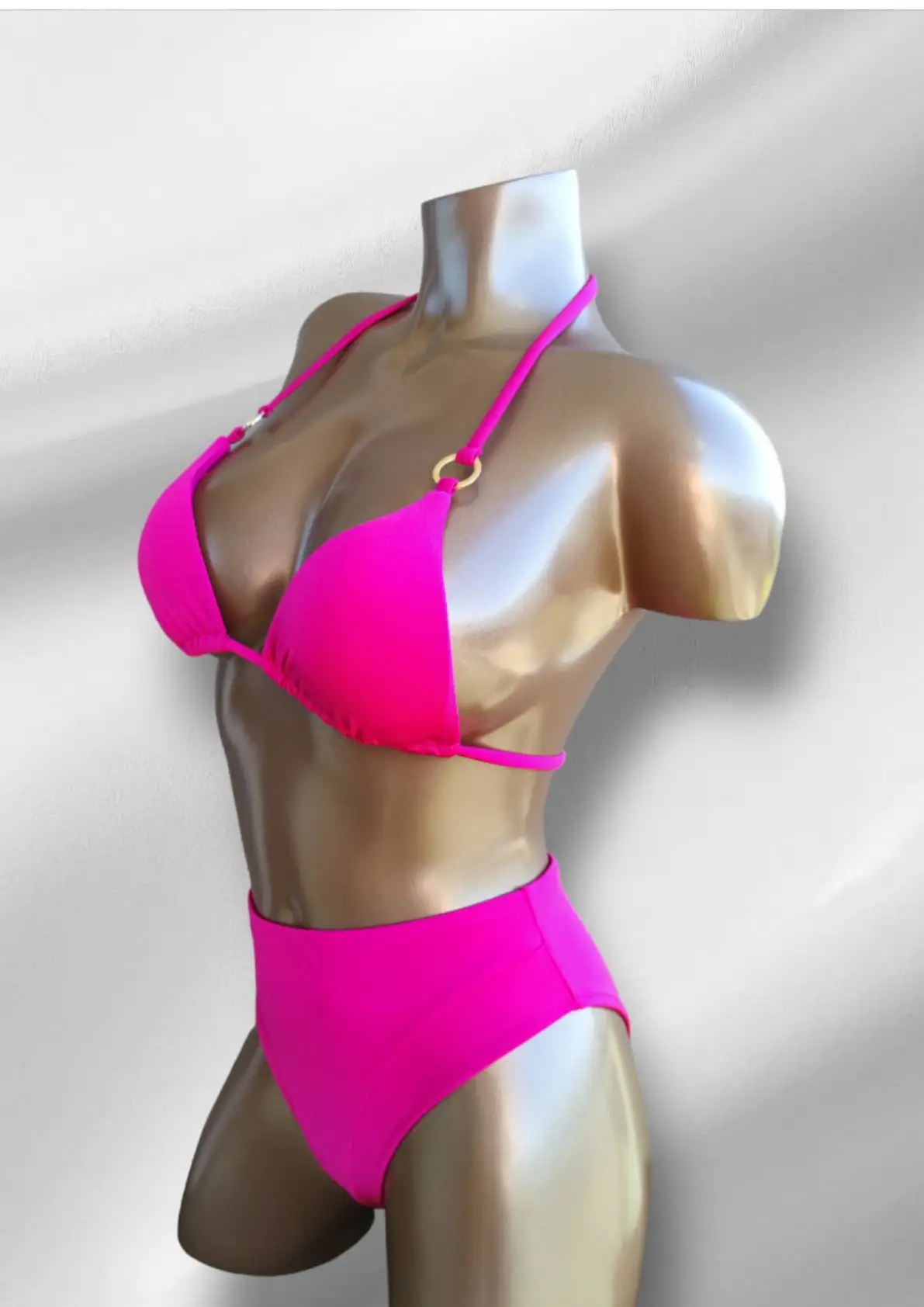 NC-0082 / Bikini con anillas doradas - Imagen 4