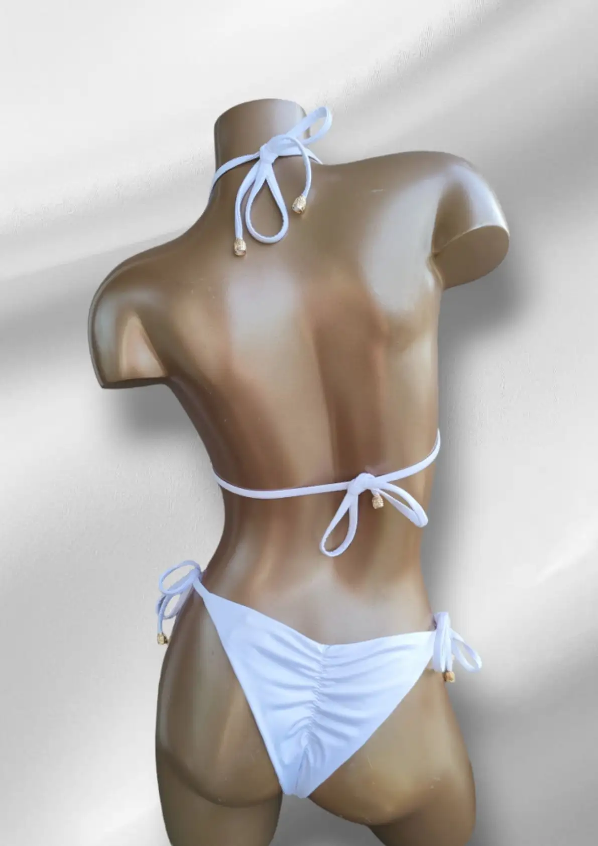 NC-0098 / Bikini con cadenas doradas - Imagen 4