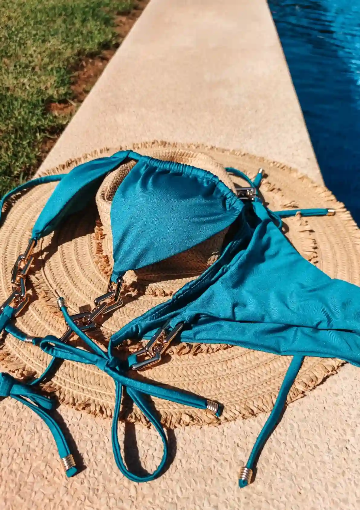 NC-0116 / Petrol blue bikini