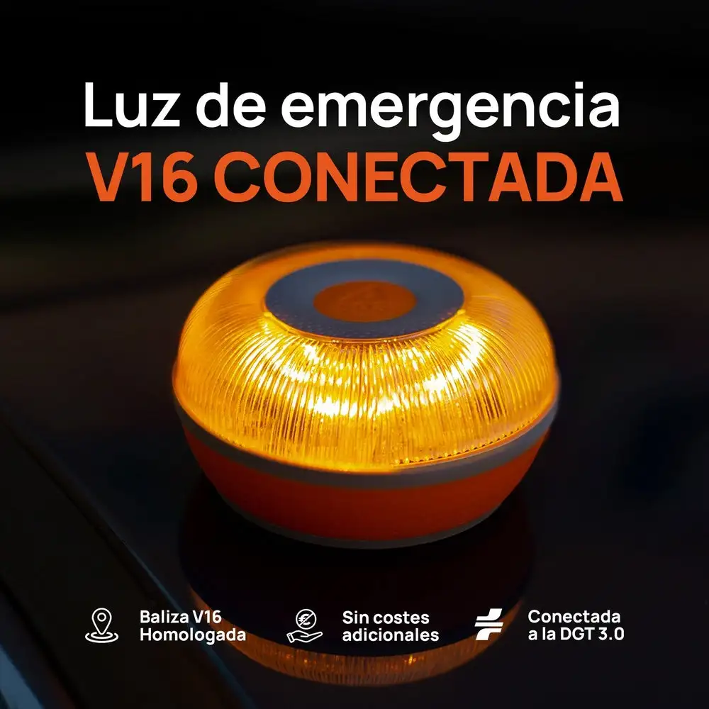 FlashLED SOS Baliza Señalización V16 Conectada IoT Homologada DGT 3.0 - Imagen 4