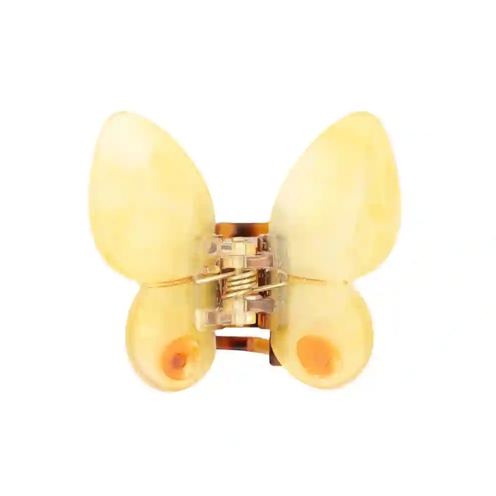 MINI GARRA PARA EL PELO MARIPOSA AMARILLA