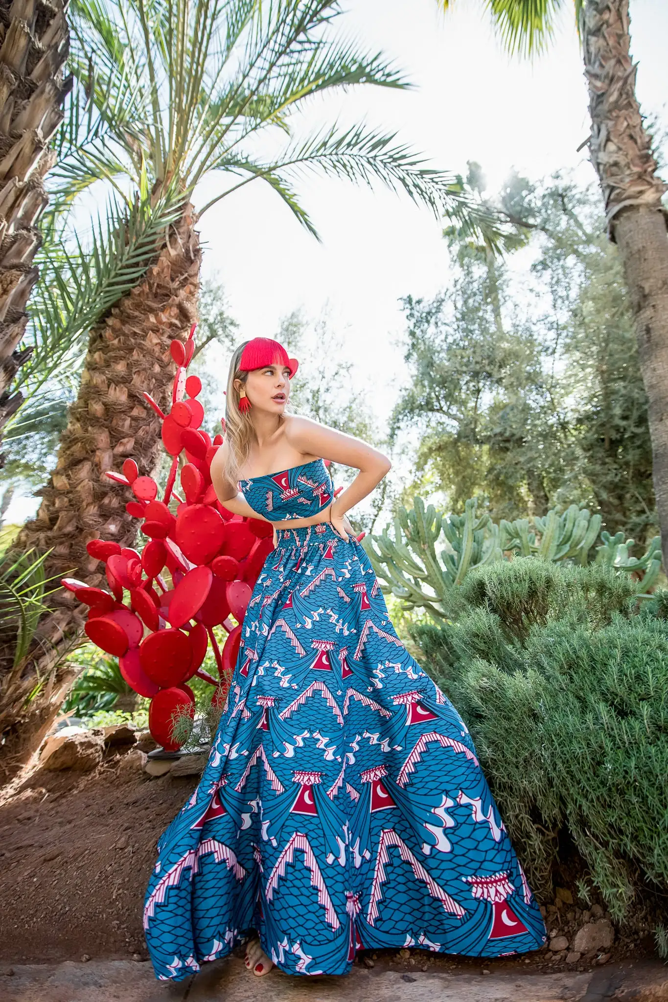 Maxi African Print skirt - Imagen 2