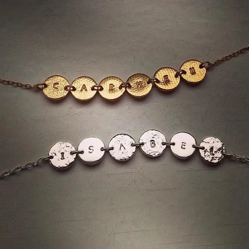 Gargantilla Círculos Reversible Personalizada