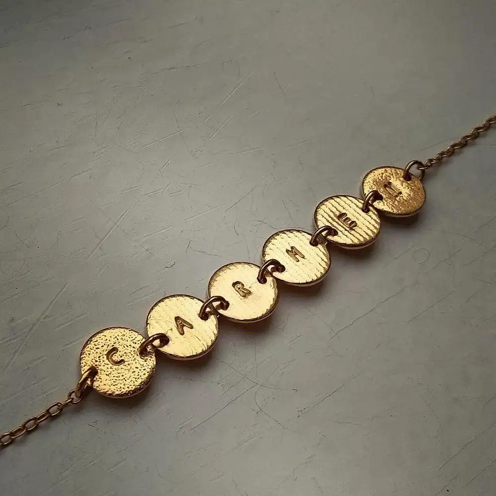 Gargantilla Círculos Reversible Personalizada - Imagen 2