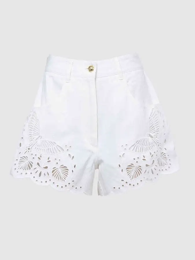 Pantalones cortos bordados Richelieu - Imagen 5