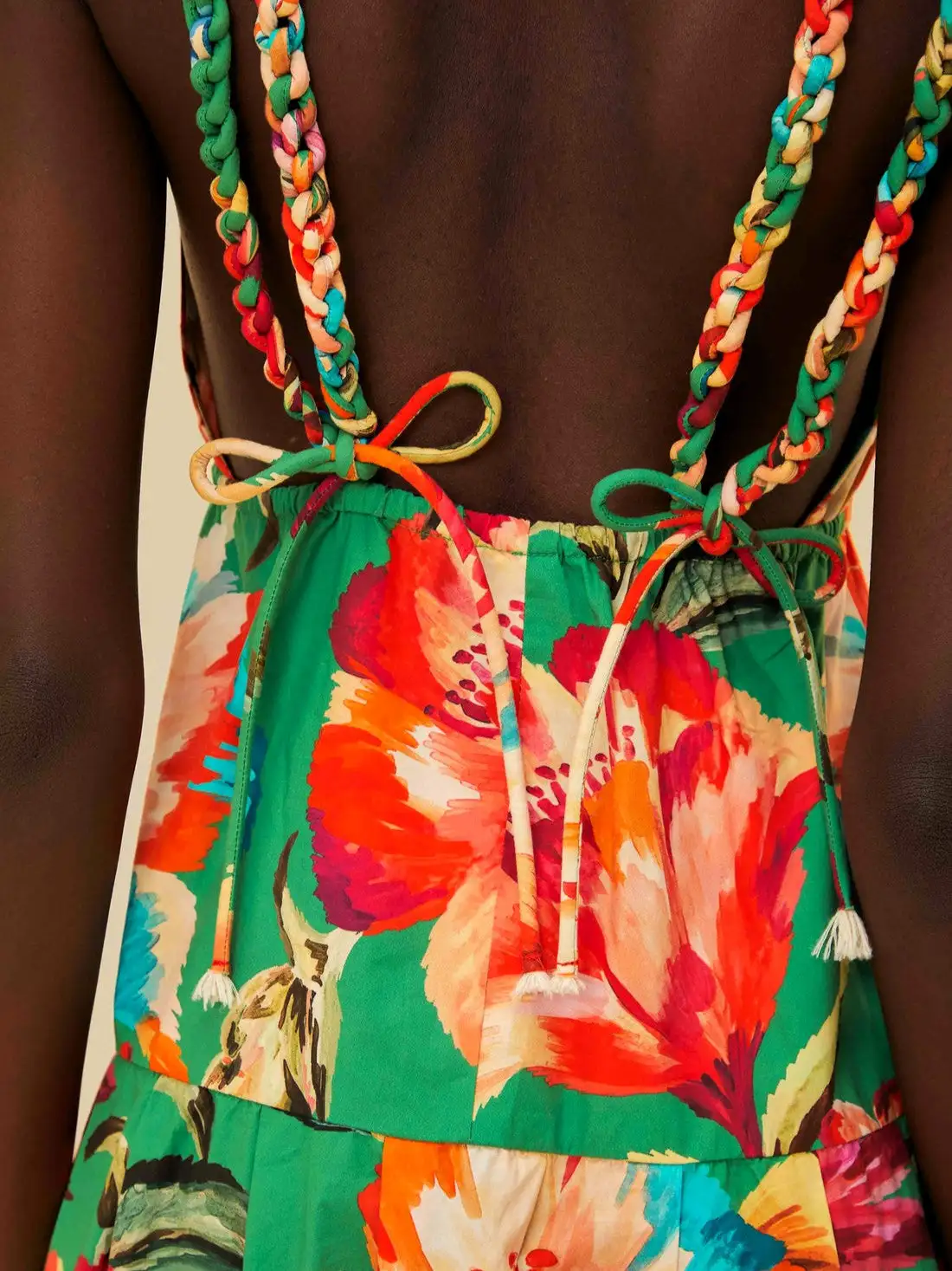 Vestido midi sin mangas Tropicart verde - Imagen 5