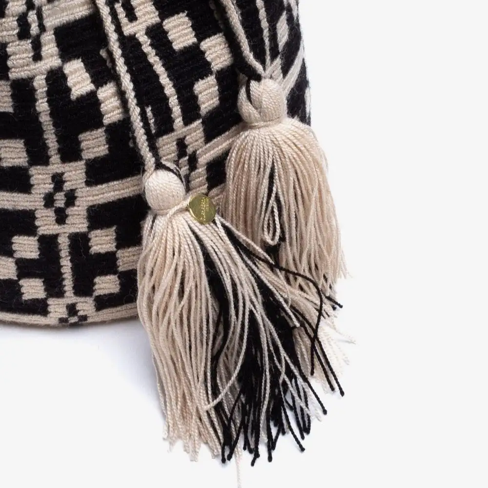 Bandolera pequeña hecha a mano Wayuu Melisa - Imagen 3