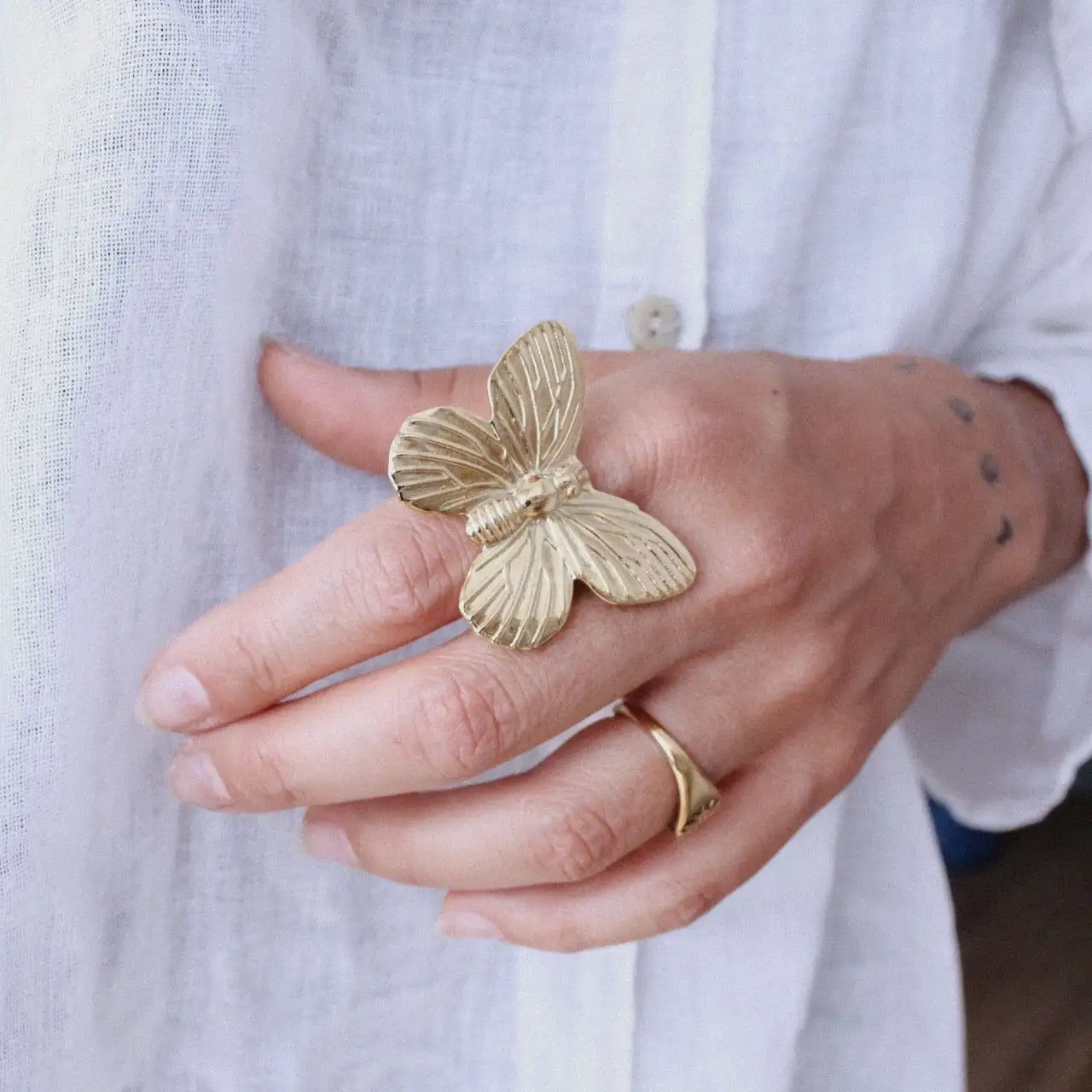 Anillo Mariposa XL - Imagen 2