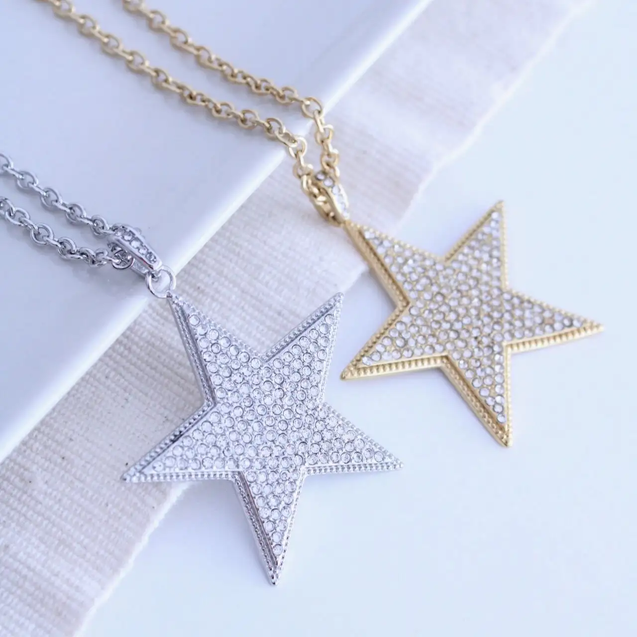 Collar Estrella Brillo 40 cm - Imagen 3