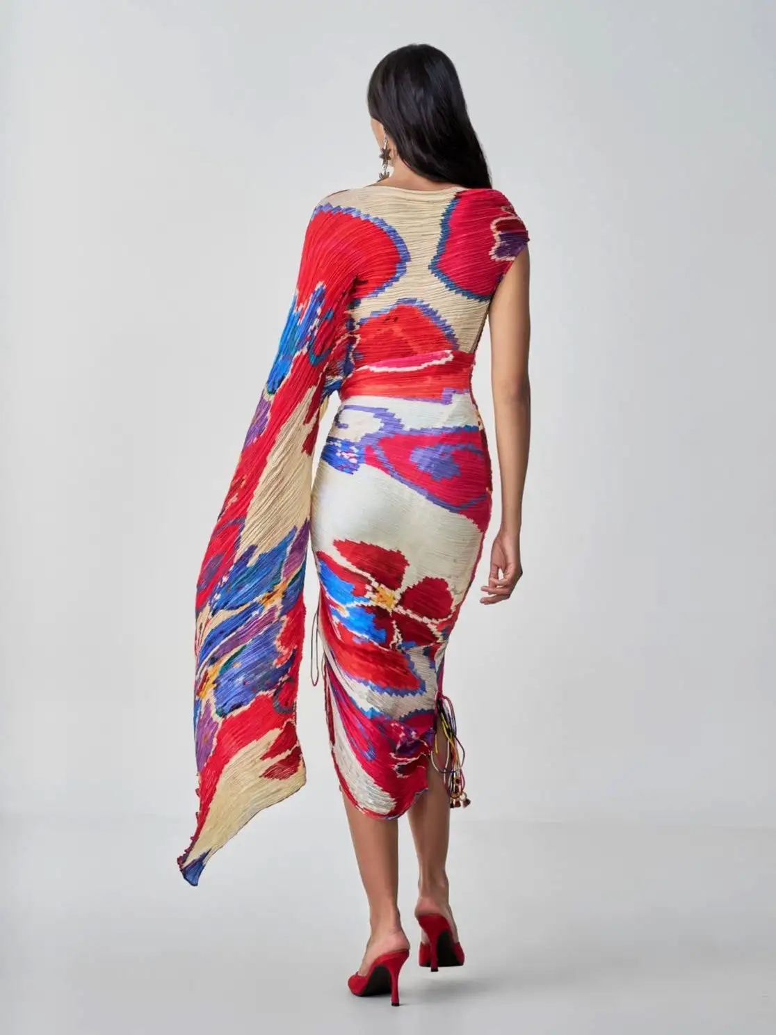 VESTIDO KATHY DE UN HOMBRO - Imagen 2
