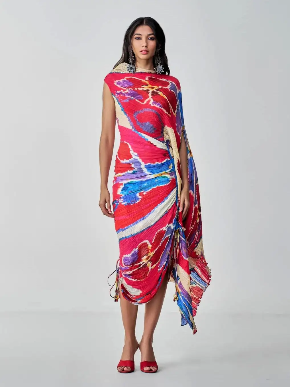 VESTIDO KATHY DE UN HOMBRO - Imagen 3