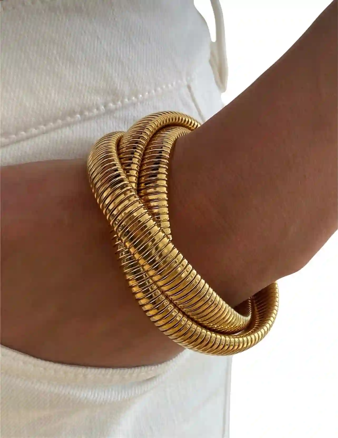 Triple gold bracelet