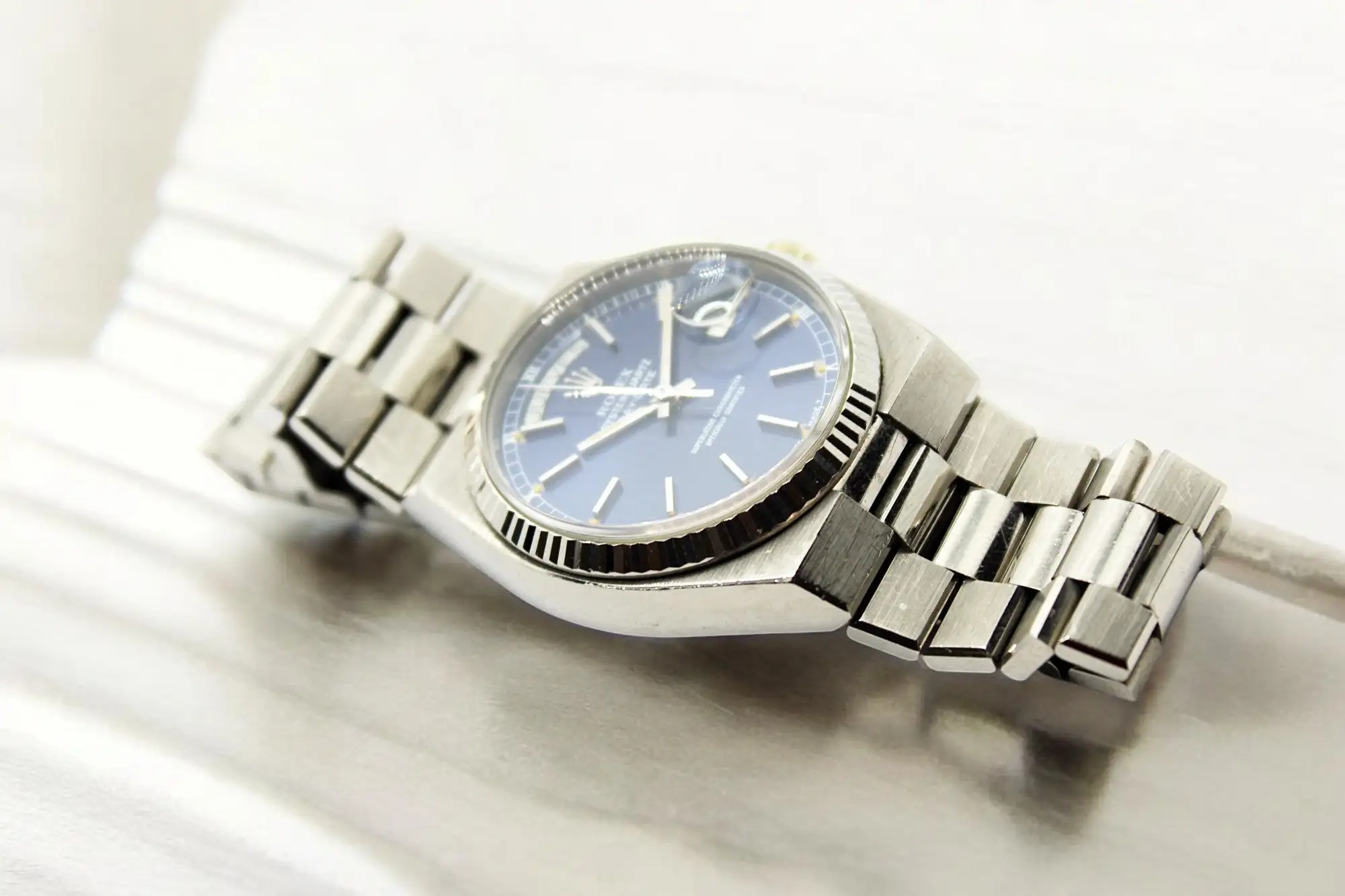 Rolex - Oysterquartz Oro blanco 19019 - Imagen 3