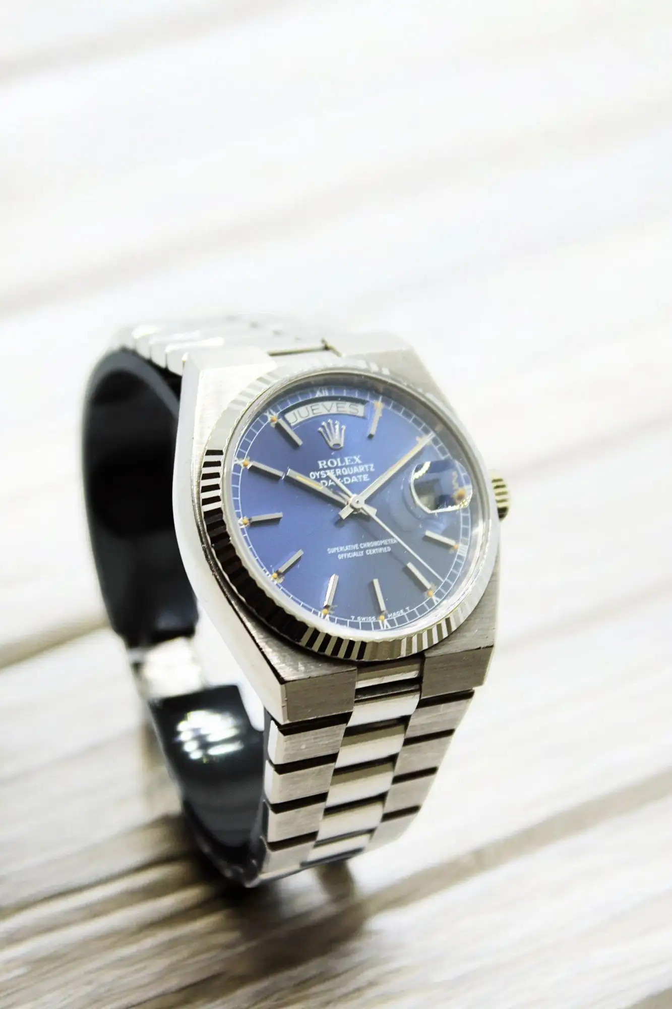 Rolex - Oysterquartz Oro blanco 19019 - Imagen 6