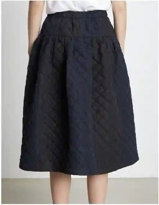 Falda midi acolchada stella nova