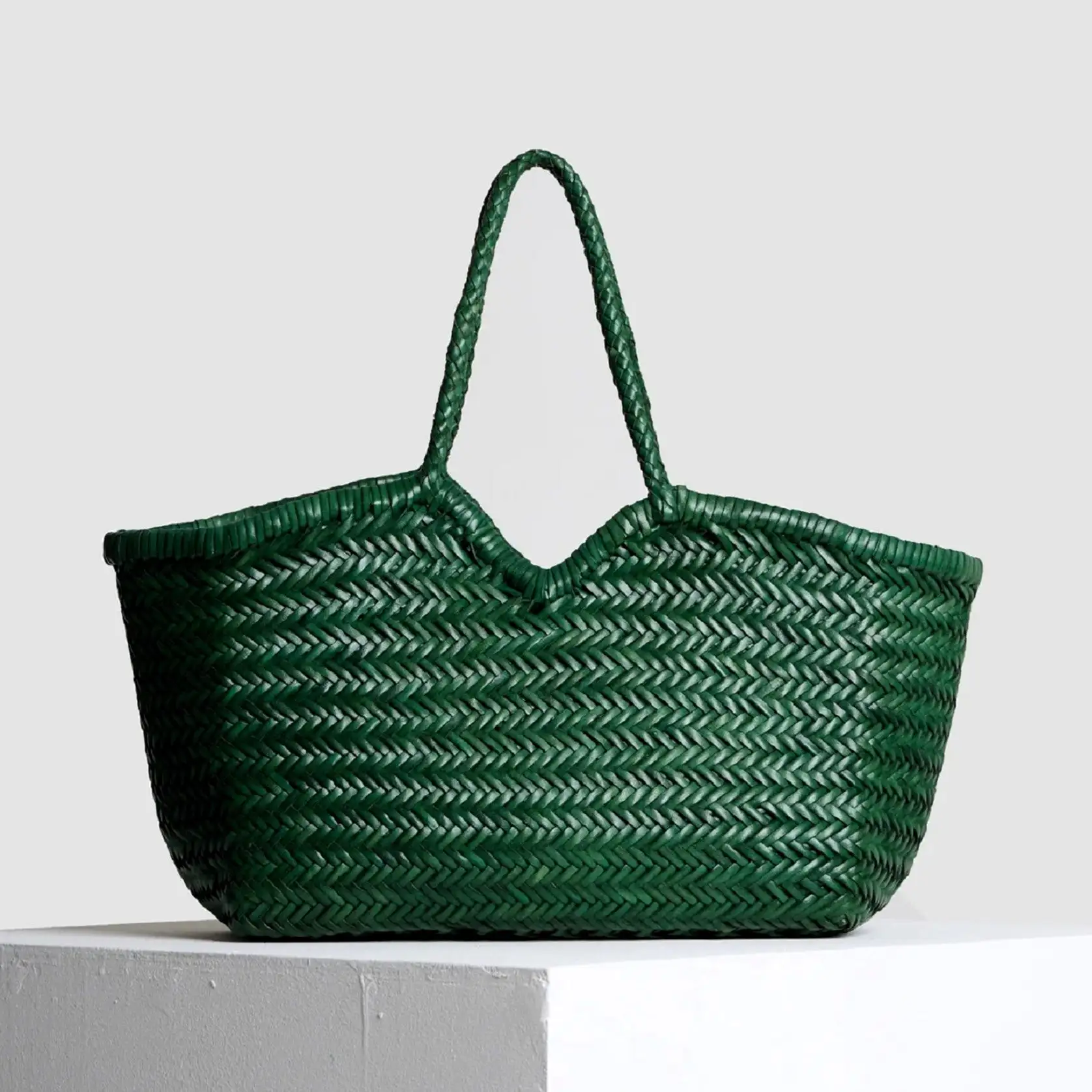 Tote de cuero tejido - Imagen 2