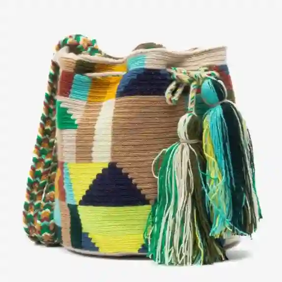 Wayuu Pequeño Hecho A Mano Apolo Amarillo