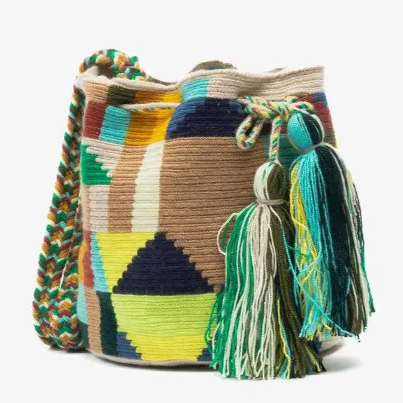 Wayuu Pequeño Hecho A Mano Apolo Amarillo