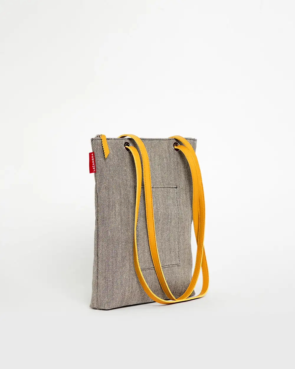 GRAY CANVAS Backpack Bag - Image 3