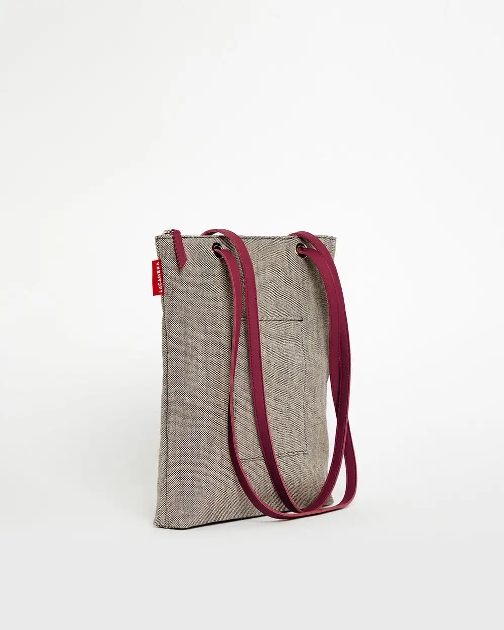 GRAY CANVAS Backpack Bag - Image 12