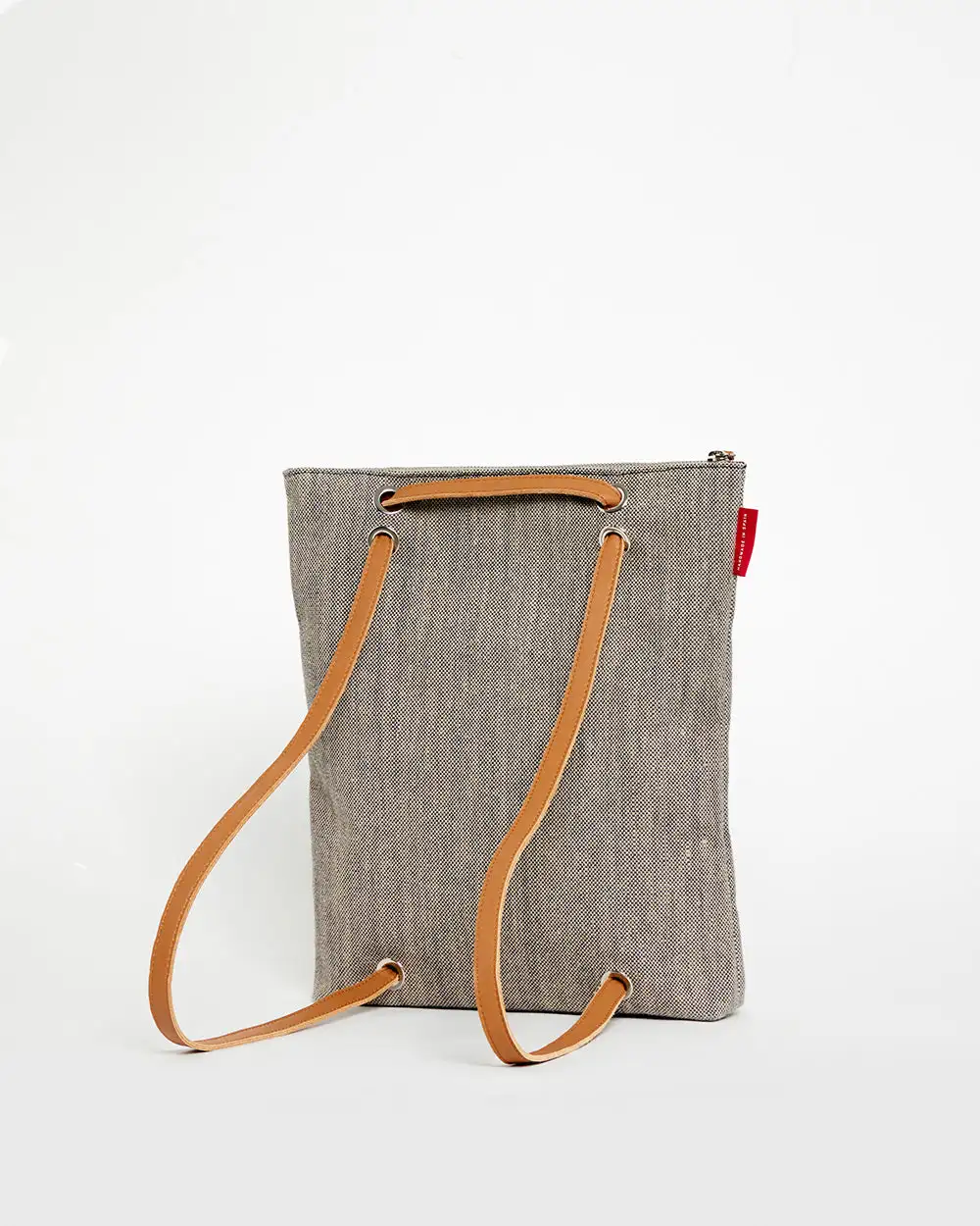 GRAY CANVAS Backpack Bag - Image 19