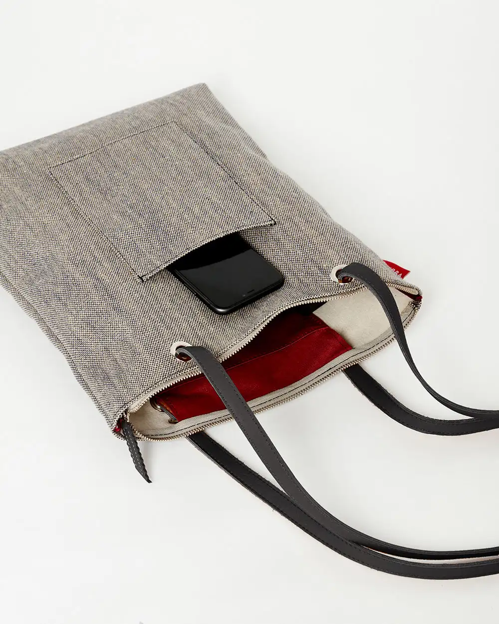 GRAY CANVAS Backpack Bag - Image 25