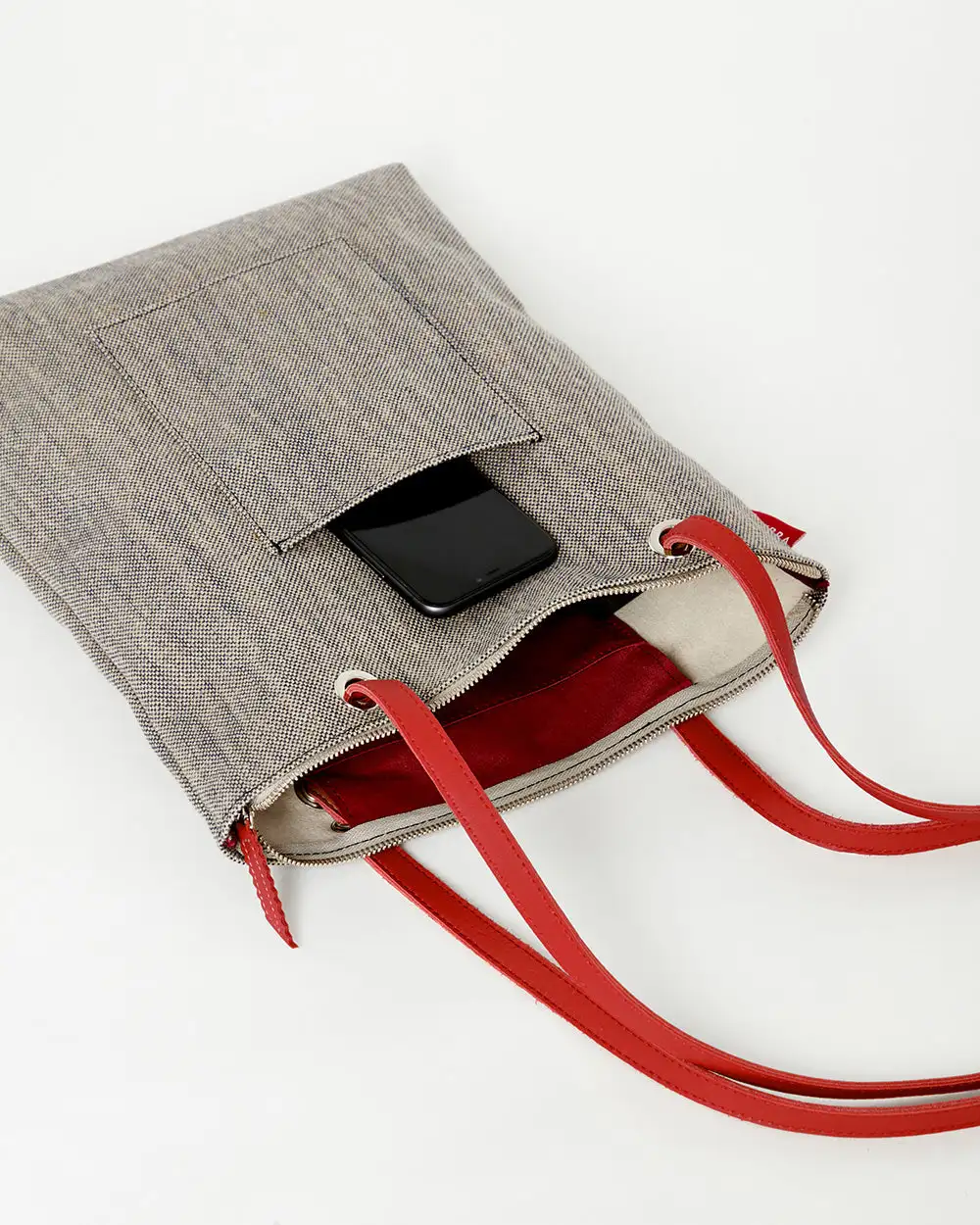 GRAY CANVAS Backpack Bag - Image 26