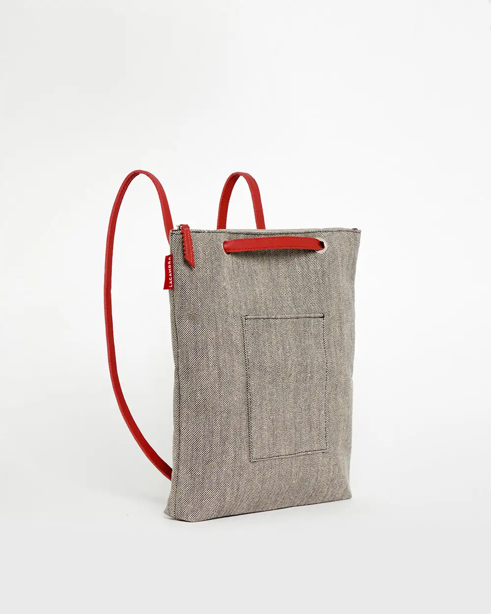 GRAY CANVAS Backpack Bag - Image 30
