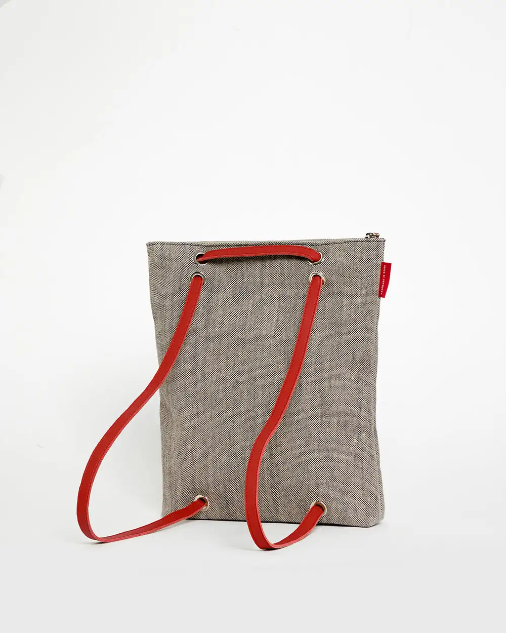 GRAY CANVAS Backpack Bag - Image 31