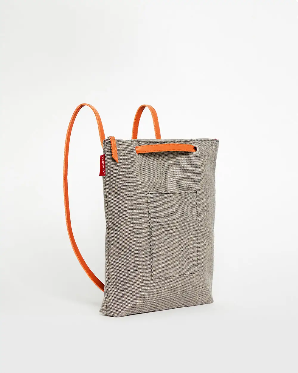 GRAY CANVAS Backpack Bag - Image 35