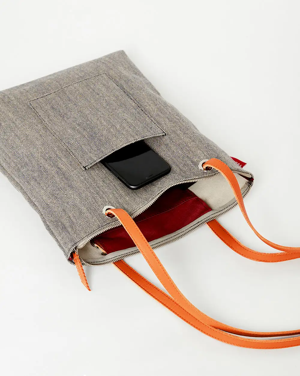 GRAY CANVAS Backpack Bag - Image 36