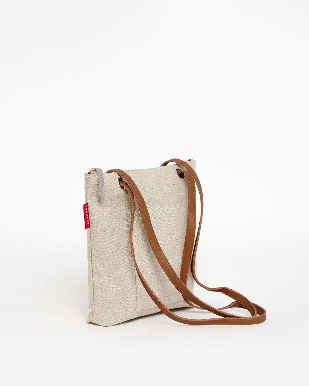 BEIGE CANVAS Mini Backpack Pocket - Image 14