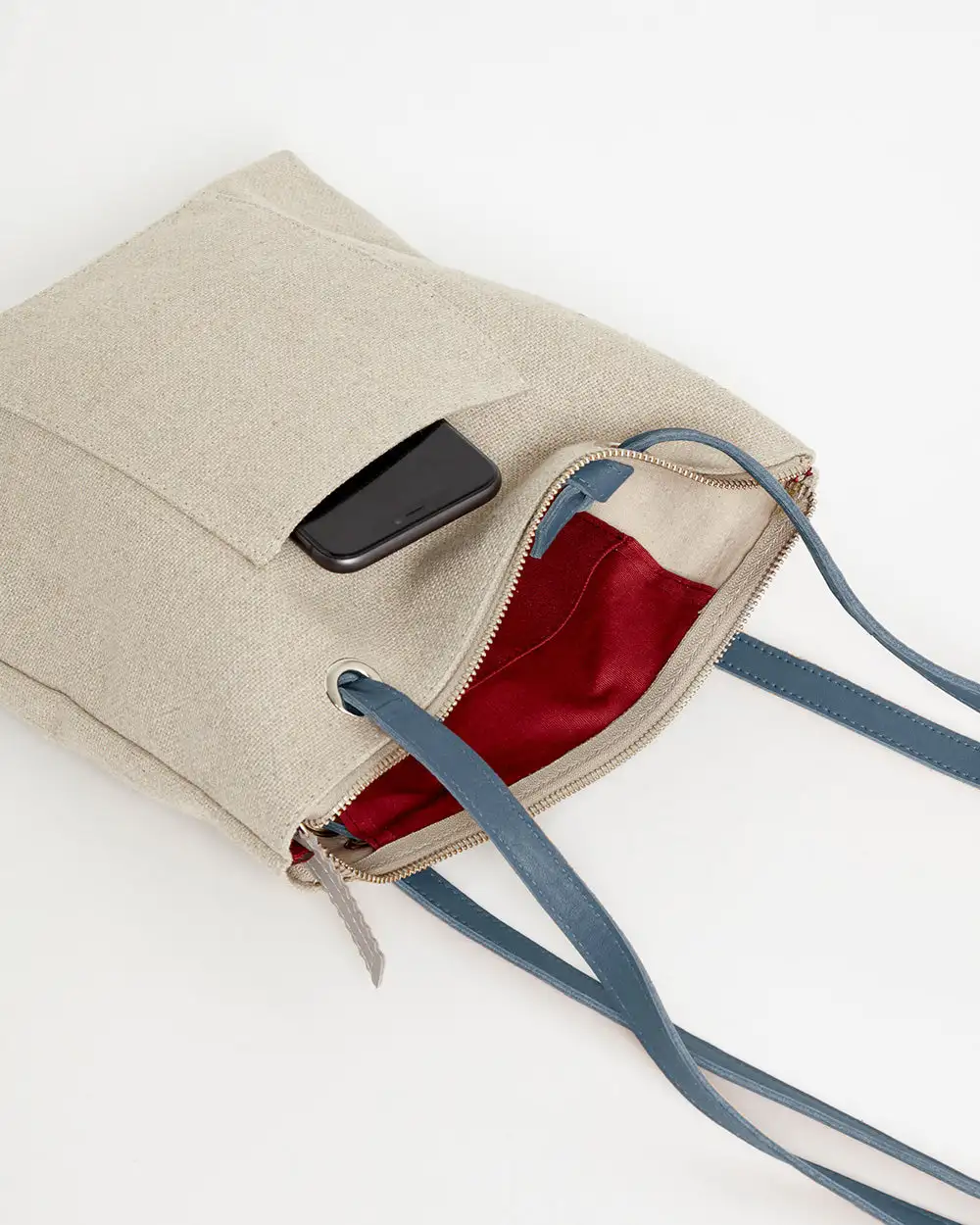 BEIGE CANVAS Mini Backpack Pocket - Image 30