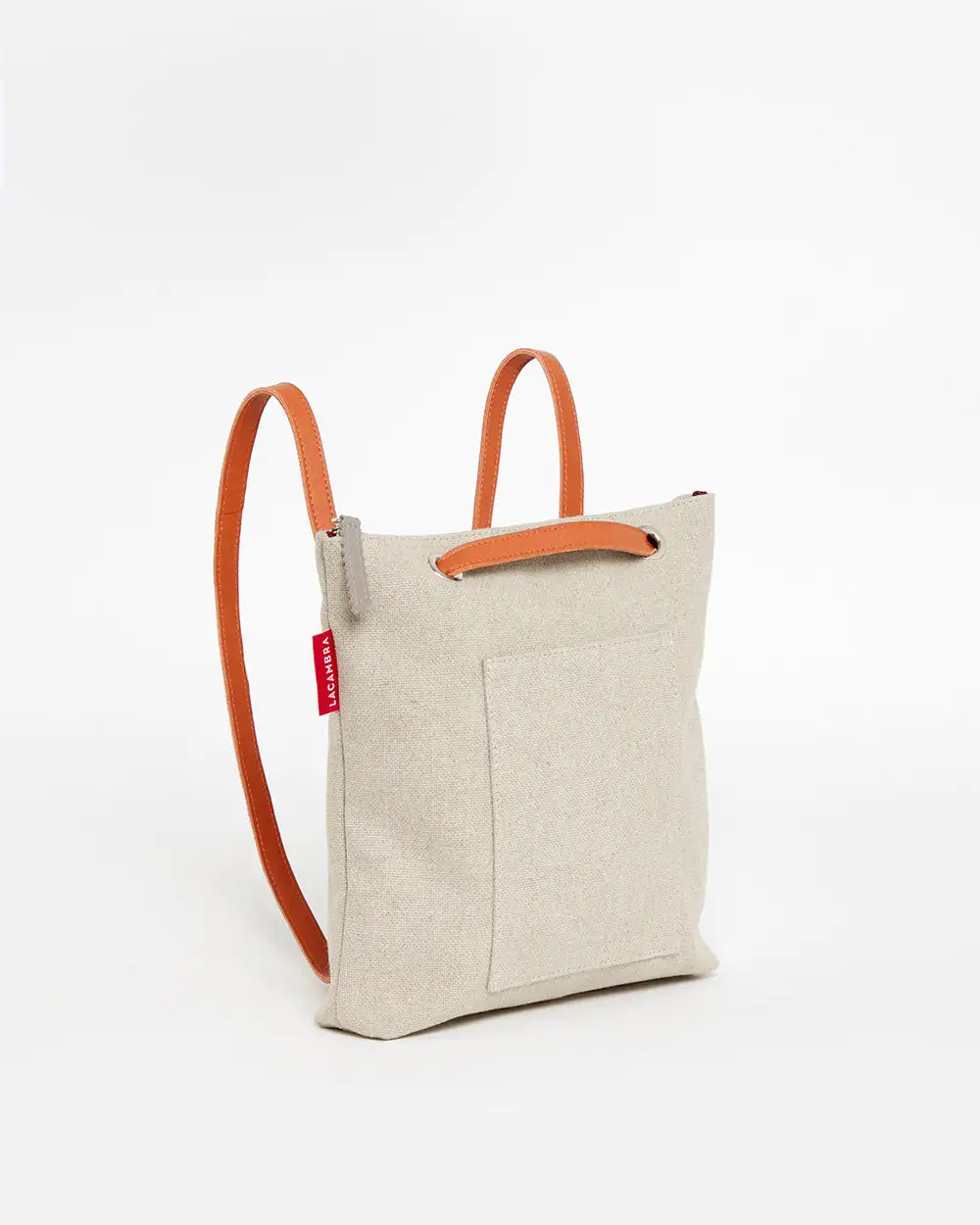 BEIGE CANVAS Mini Backpack Pocket - Image 40