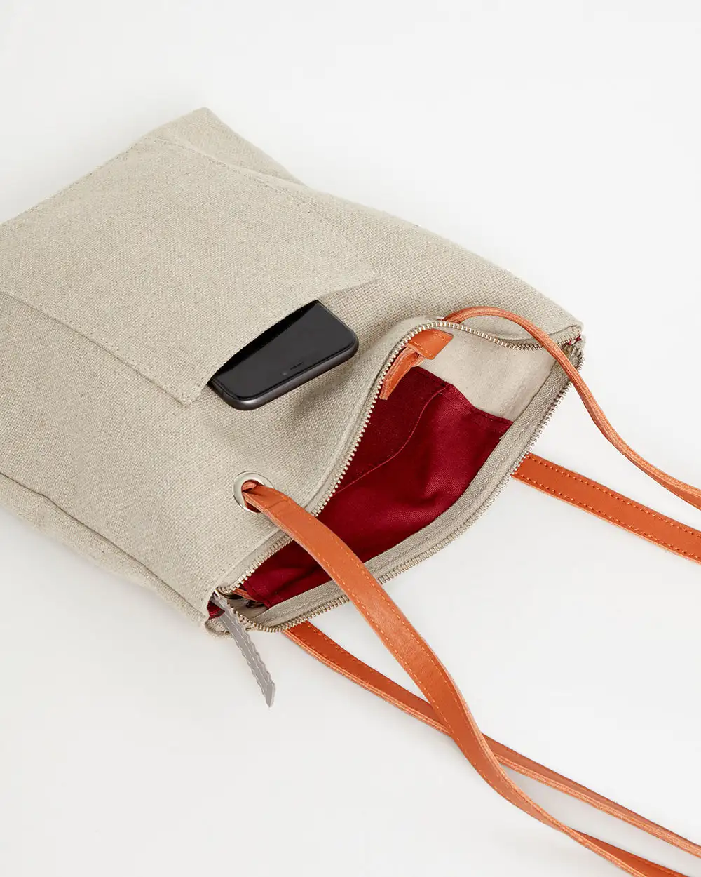 BEIGE CANVAS Mini Backpack Pocket - Image 42
