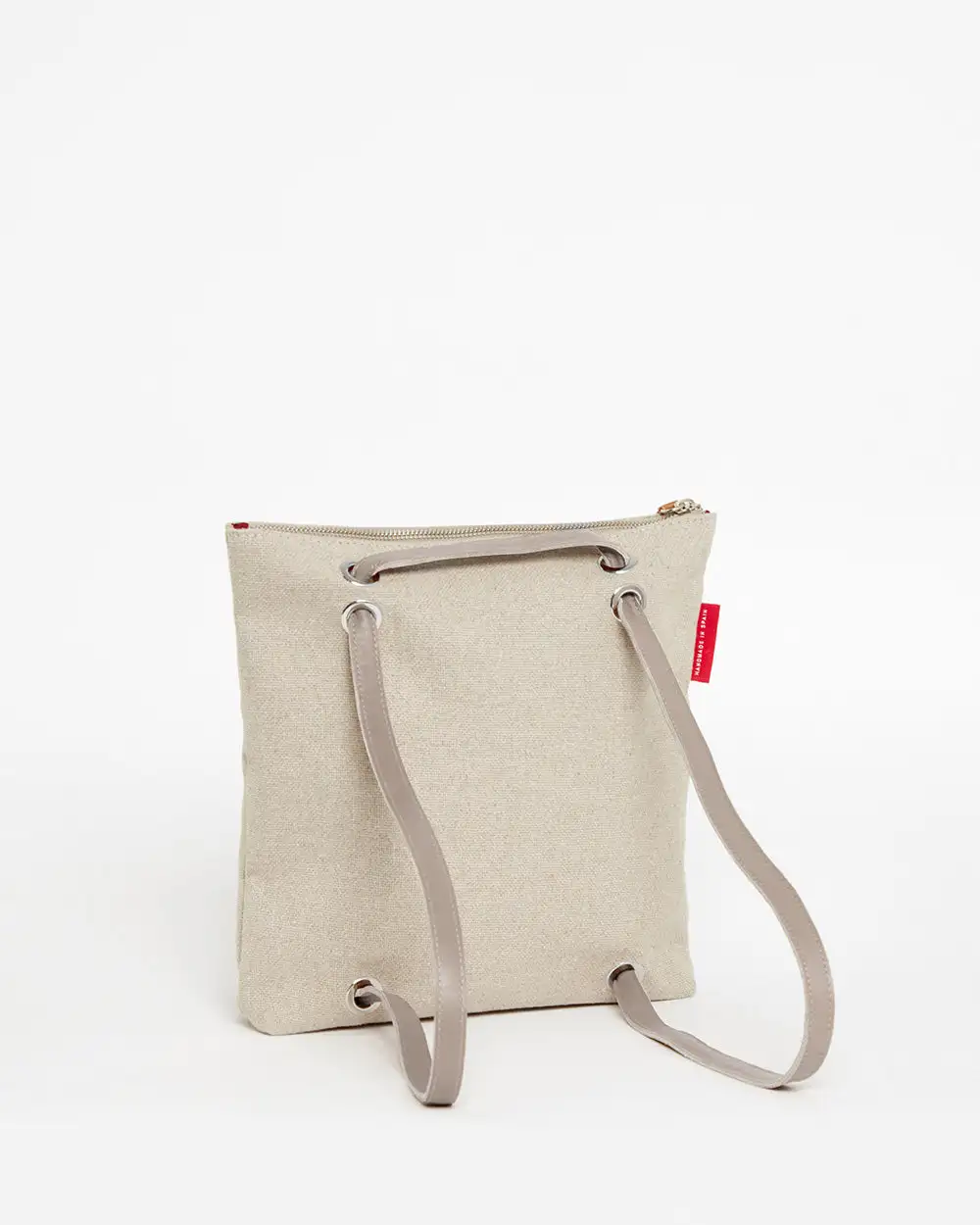 BEIGE CANVAS Mini Backpack Pocket - Image 47