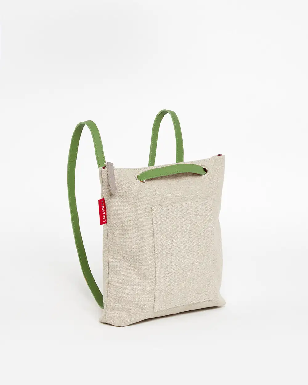 BEIGE CANVAS Mini Backpack Pocket - Image 48