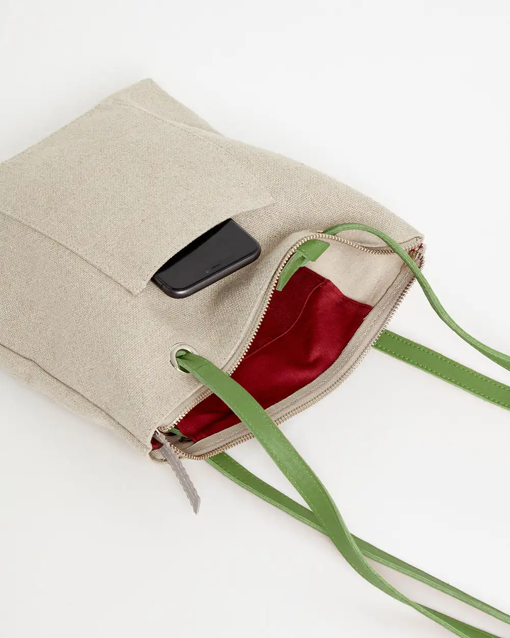 BEIGE CANVAS Mini Backpack Pocket - Image 51