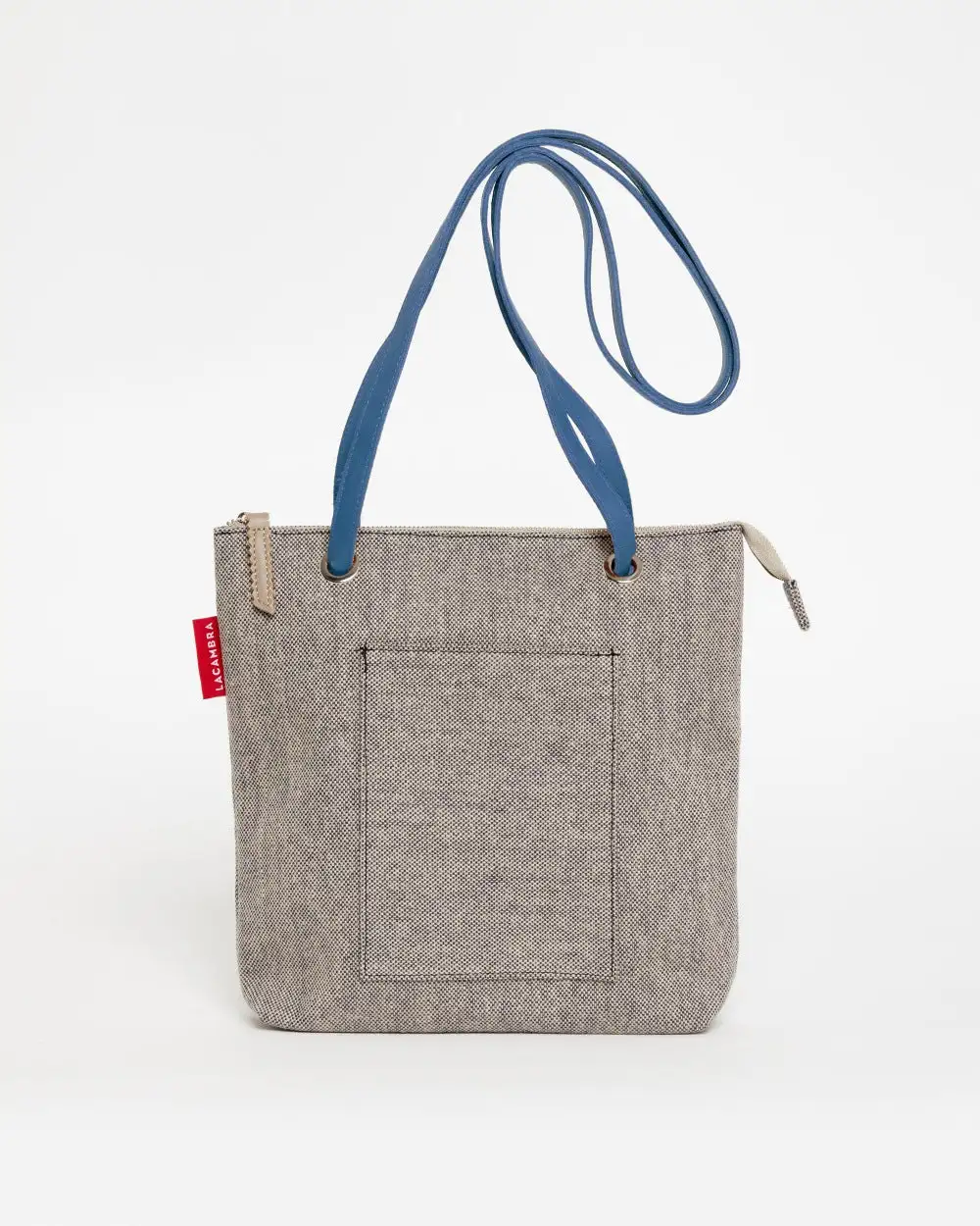 GRAY CANVAS Mini Backpack Bag - Image 7