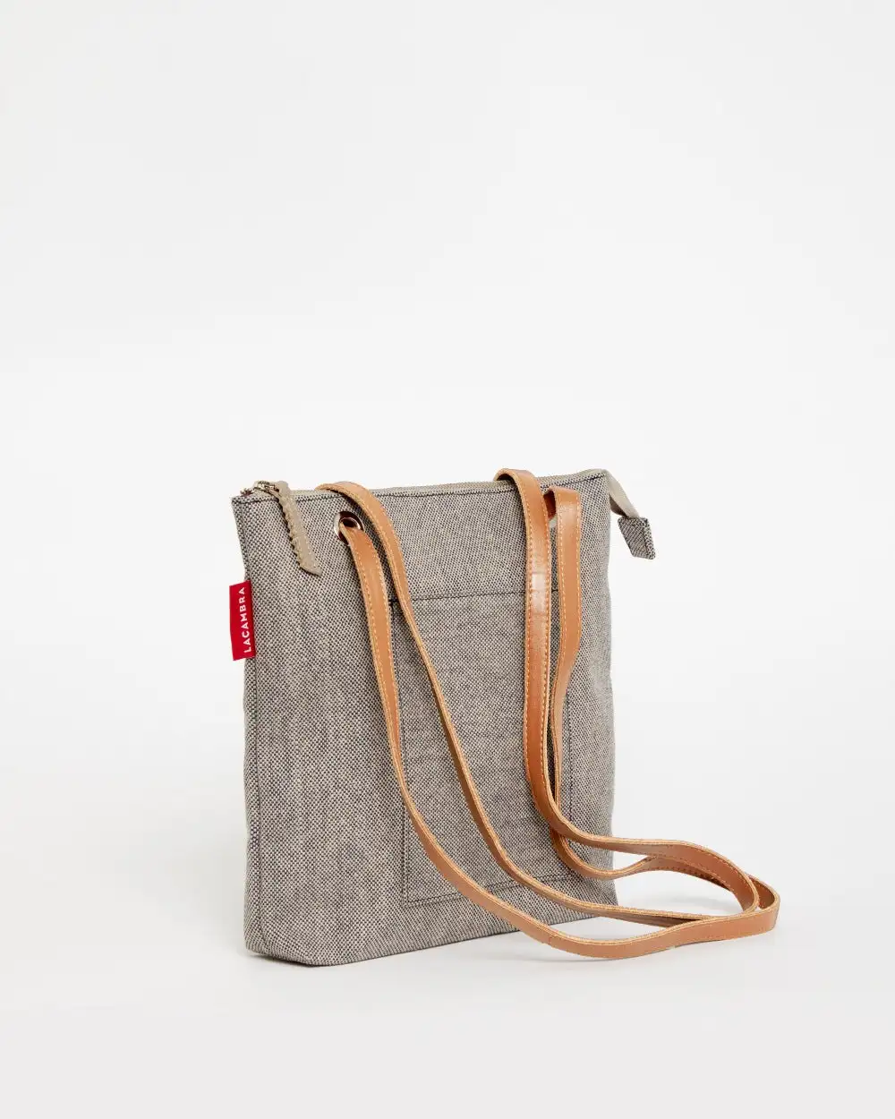 GRAY CANVAS Mini Backpack Bag - Image 21