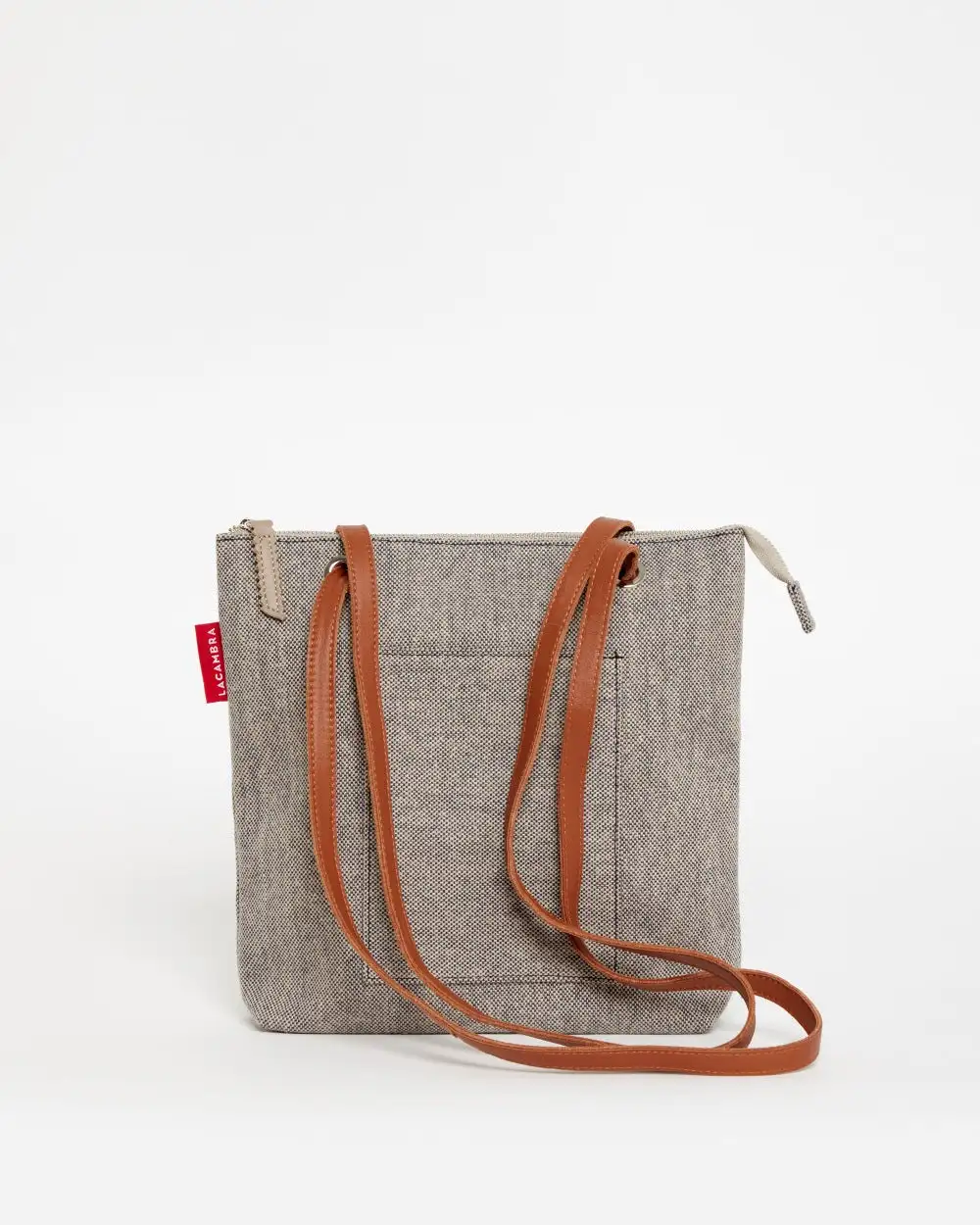 GRAY CANVAS Mini Backpack Bag - Image 26