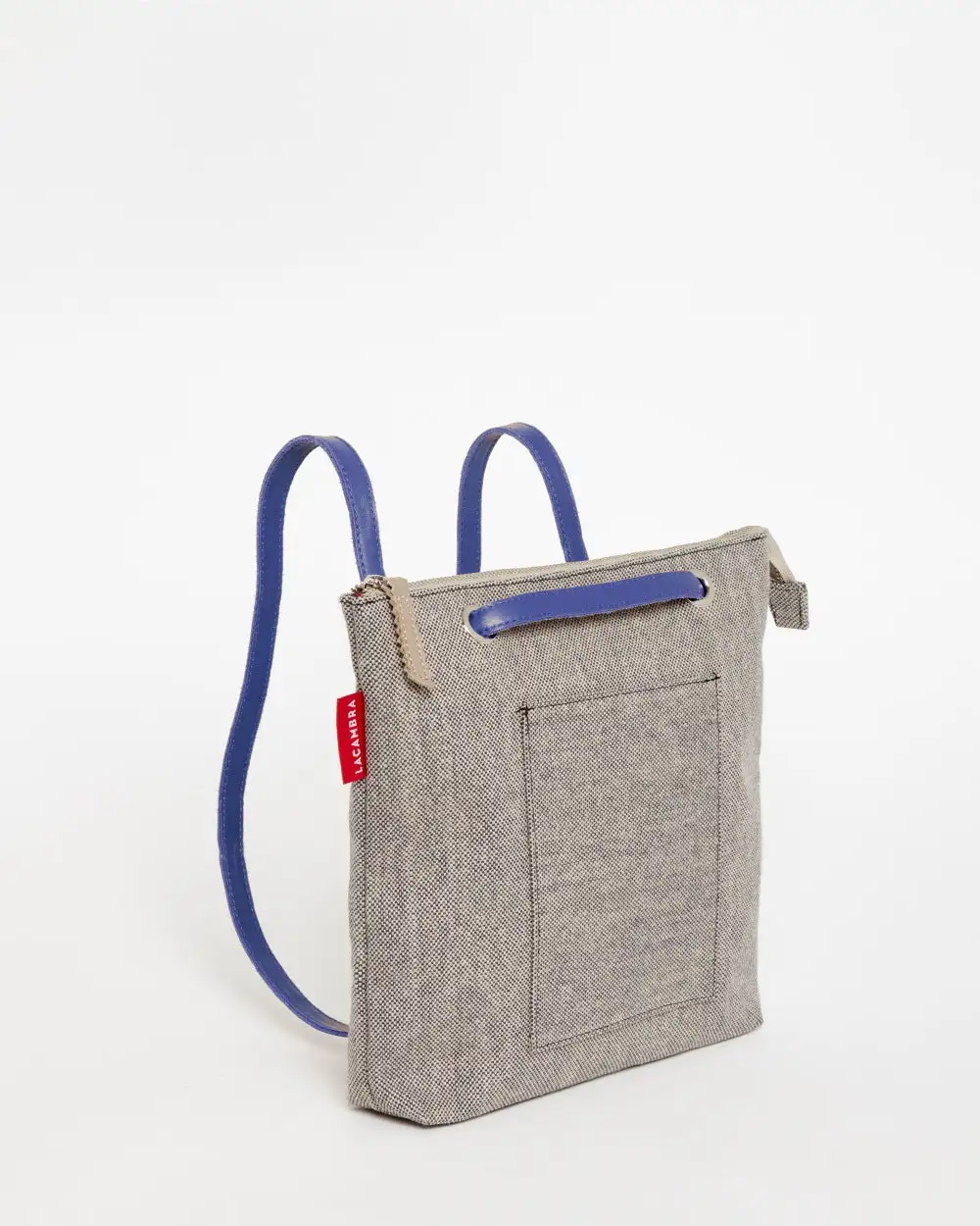GRAY CANVAS Mini Backpack Bag - Image 40