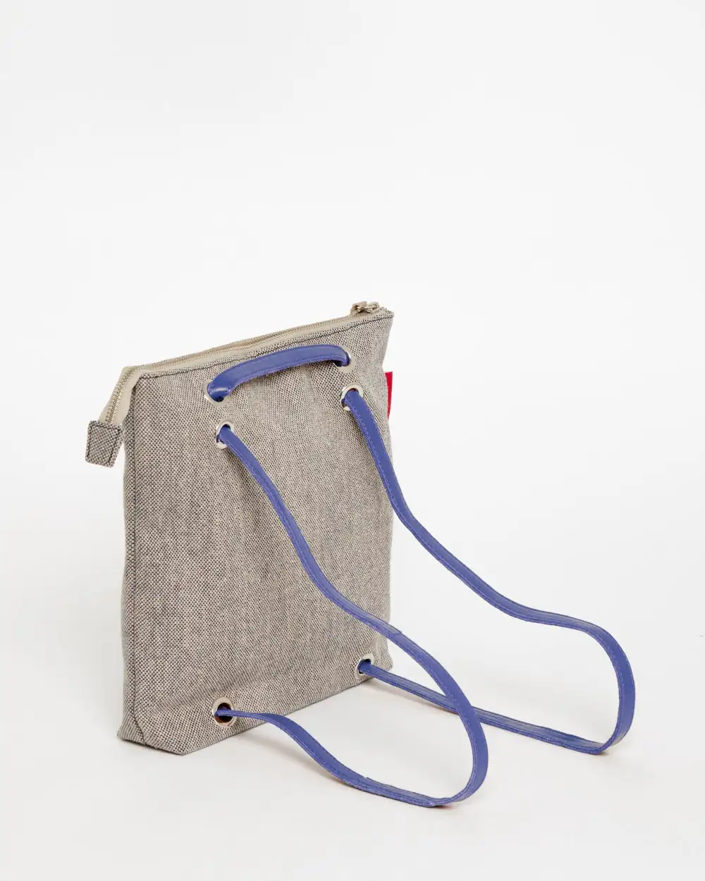 GRAY CANVAS Mini Backpack Bag - Image 42