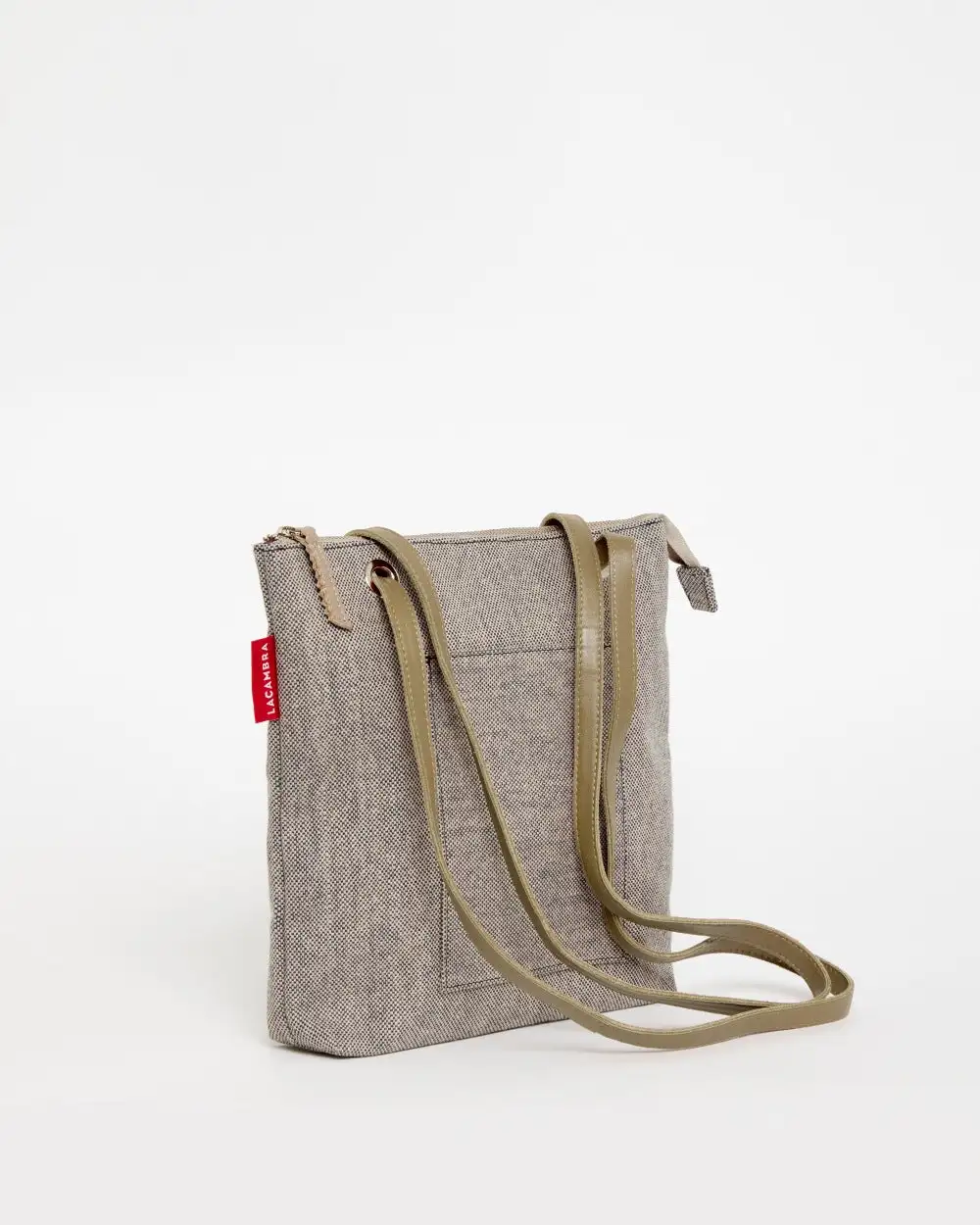 GRAY CANVAS Mini Backpack Bag - Image 45