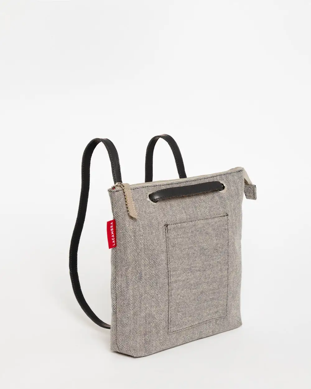 GRAY CANVAS Mini Backpack Bag - Image 52